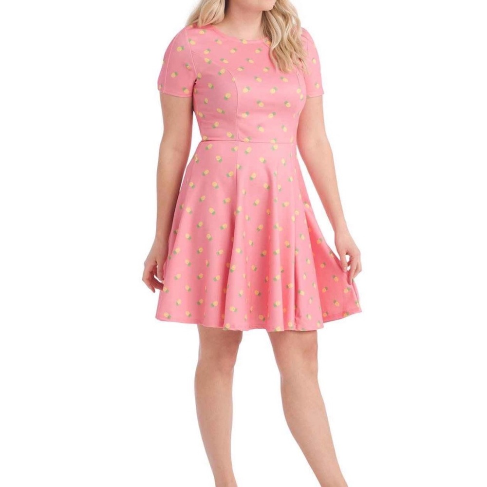Unique Vintage pineapple dress Size 3x